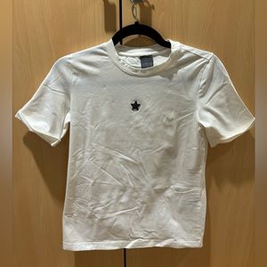 Lorena Antoniazzi crystal embellished star tshirt